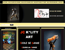 Tablet Screenshot of jc-klity-art.com